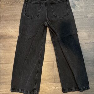 Gap Women’s Black Cropped Wide Leg